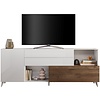 Monaco HG Wit / Mercure Eiken Dressoir 240 cm