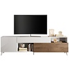 Monaco HG Wit / Mercure Eiken TV-meubel 240 cm