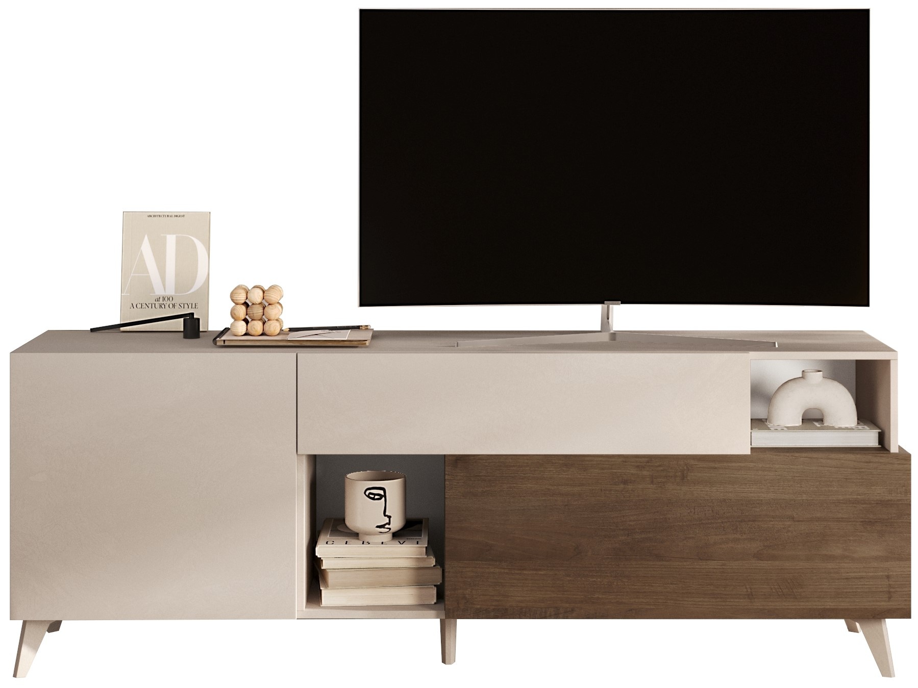 Benvenuto Design Monaco Cashmere / Mercure Eiken TV-meubel 180 cm