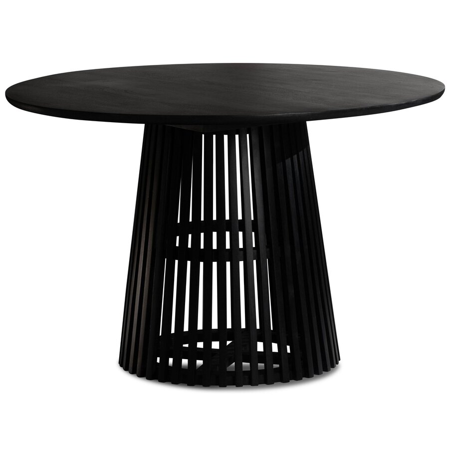 Jolie Ronde Eettafel Zwart Mango Jolie Ronde Eettafel Zwart Mango