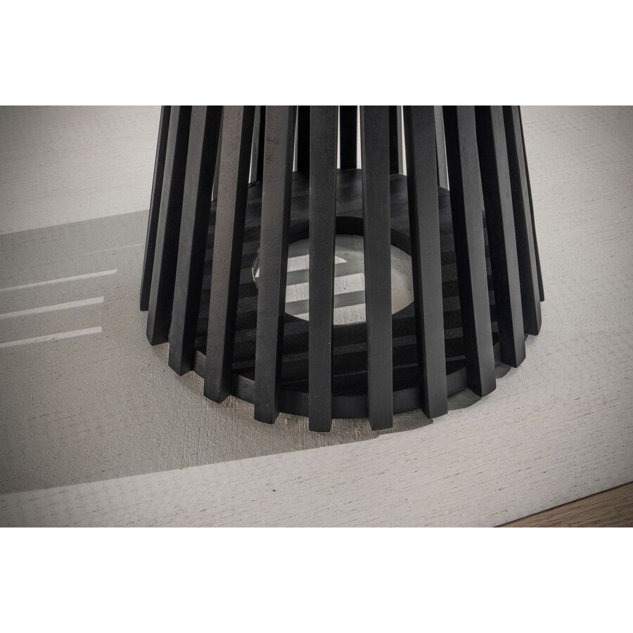 Jolie Ronde Salontafel Zwart Mango Jolie Ronde Salontafel Zwart Mango