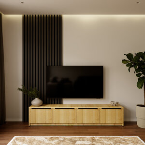 Artego Design Hugo 203 cm TV Ladekast Staand Trendy Eiken