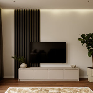 Artego Design Hugo 203 cm TV Ladekast Staand Turin Cashmere