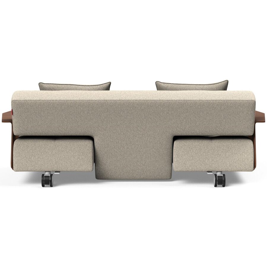 Long Horn Beige Bouclé Slaapbank Deluxe Long Horn Beige Bouclé Slaapbank Deluxe