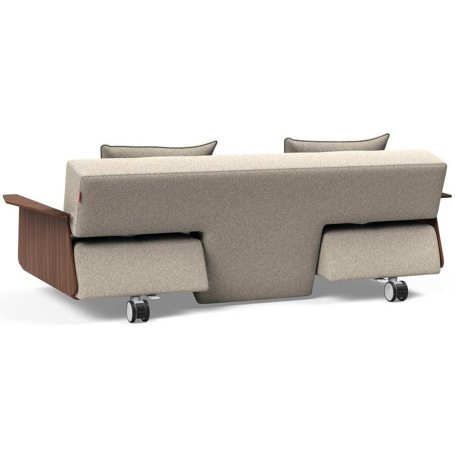 Long Horn Beige Bouclé Slaapbank Deluxe Long Horn Beige Bouclé Slaapbank Deluxe