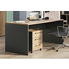 Pasadena Bureautafel Grafiet / Eiken Pasadena Bureautafel Grafiet / Eiken