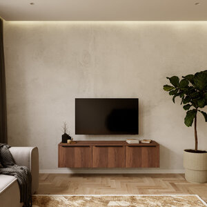 Artego Design Hugo 150 cm TV Wandmeubel Trentino Walnoot