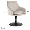 Marlon Island Pearl Draaifauteuil