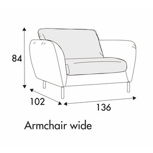 Emma Fauteuil 136 cm