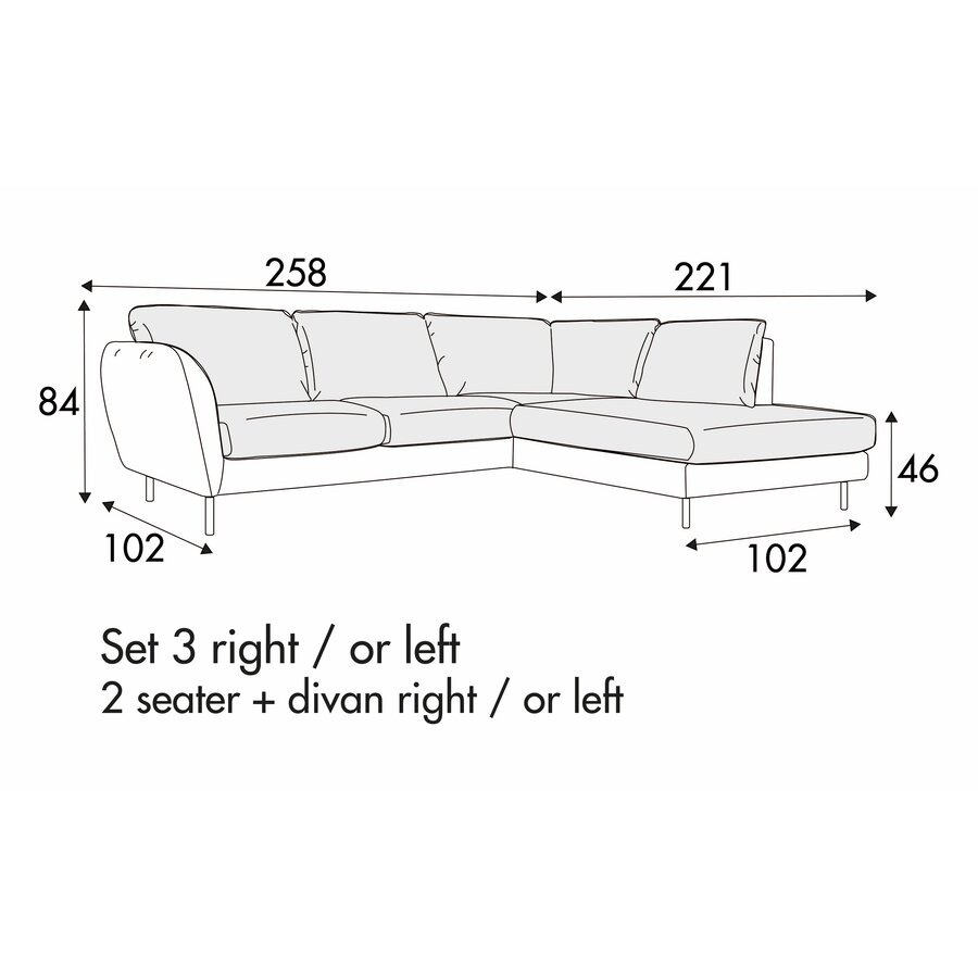 Emma Set 3 Rechts/Links Emma Set 3 Rechts/Links