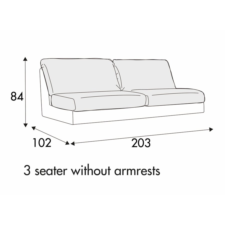 Emma 3-Zits 203 cm Emma 3-Zits 203 cm