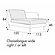 Emma Chaise Longue 113 x 155 cm Rechts/Links