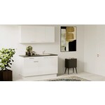 Artego Design Eco Kaneel Rechte Keuken Hoogglans Alpine Wit