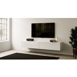 Artego Design Alpine Wit 200 cm Tweedekans TV Wandmeubel Artego Design Alpine Wit 200 cm Tweedekans TV Wandmeubel