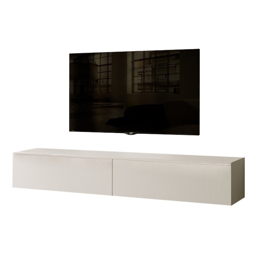 Alpine Wit 200 cm Tweedekans TV Wandmeubel Alpine Wit 200 cm Tweedekans TV Wandmeubel