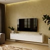 Hugo 200 cm TV Wandmeubel Eco HG Alpine Wit