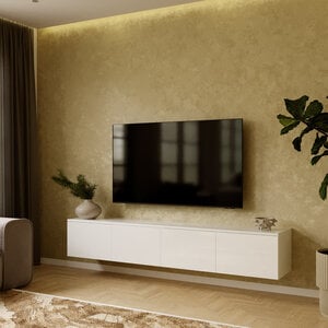Artego Design Hugo 200 cm TV Wandmeubel Eco HG Alpine Wit