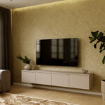 Artego Design Hugo 200 cm TV Wandmeubel Turin Cashmere Artego Design Hugo 200 cm TV Wandmeubel Turin Cashmere