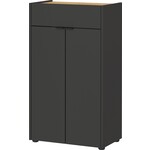 Germania Forano Grafiet / Eiken Badkamerkast met Lade Germania Forano Grafiet / Eiken Badkamerkast met Lade