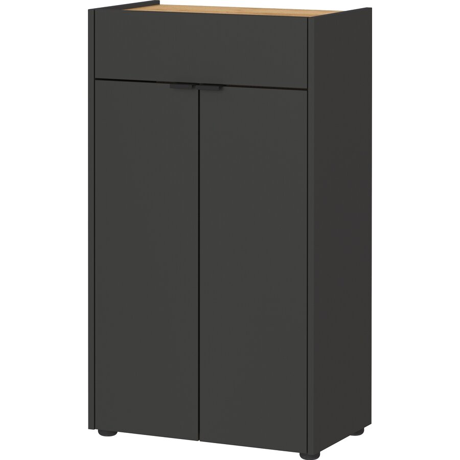 Forano Grafiet / Eiken Badkamerkast met Lade Forano Grafiet / Eiken Badkamerkast met Lade