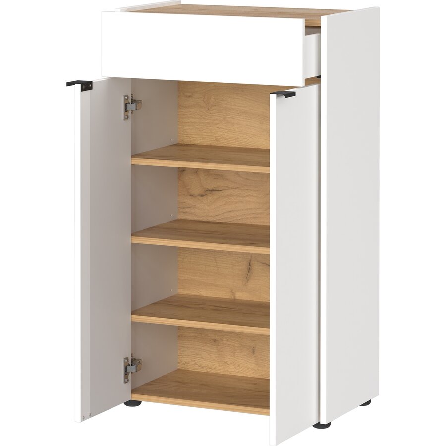 Forano Wit / Eiken Badkamerkast met Lade