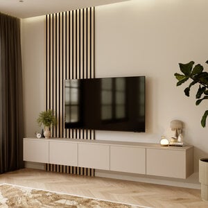 Artego Design Hugo 250 cm TV Wandmeubel Turin Cashmere