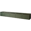 Hugo 253 cm TV Wandmeubel Soft Pro Groen