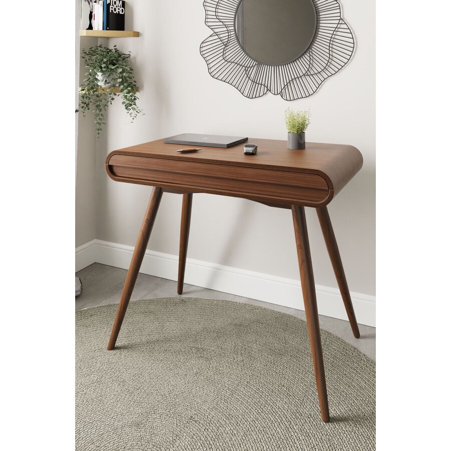 San Francisco Walnoot Bureautafel met Lade