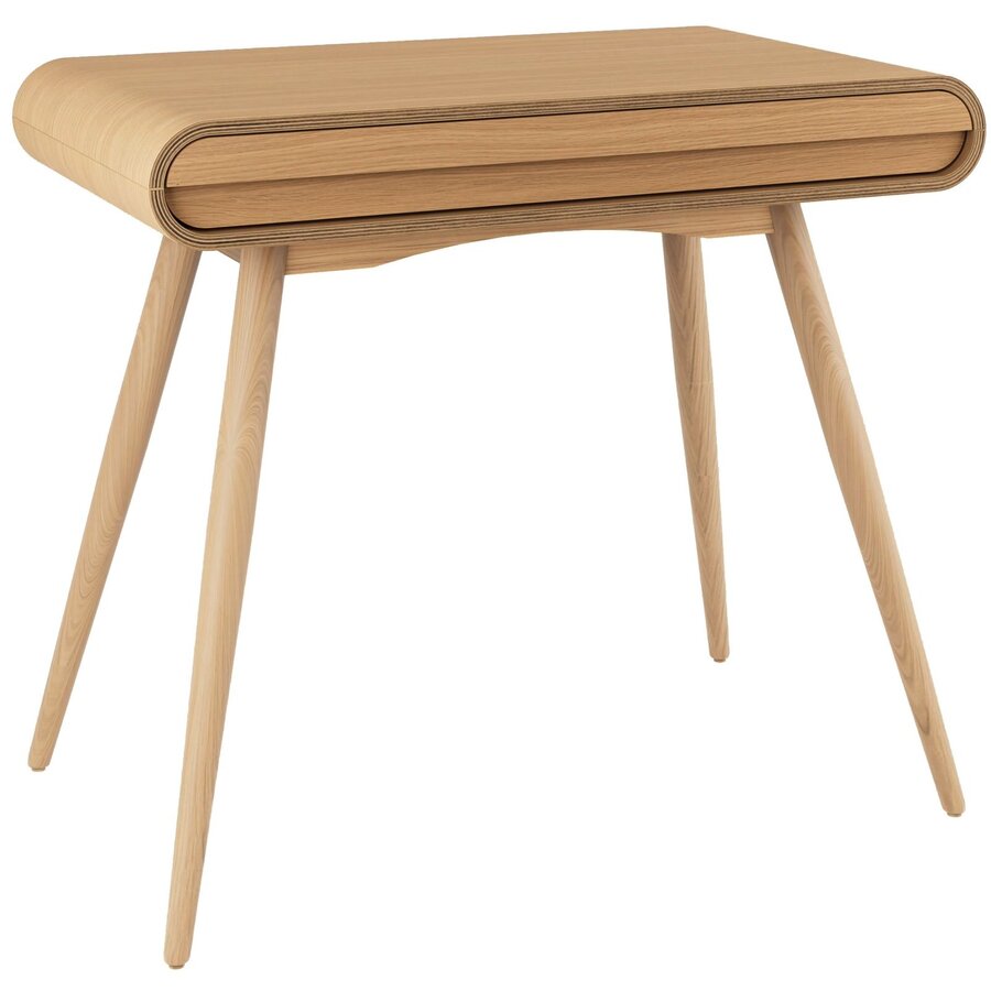 San Francisco Eiken Bureautafel met Lade San Francisco Eiken Bureautafel met Lade