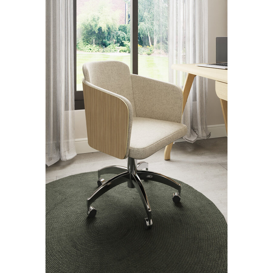 San Francisco Eiken Bureaustoel