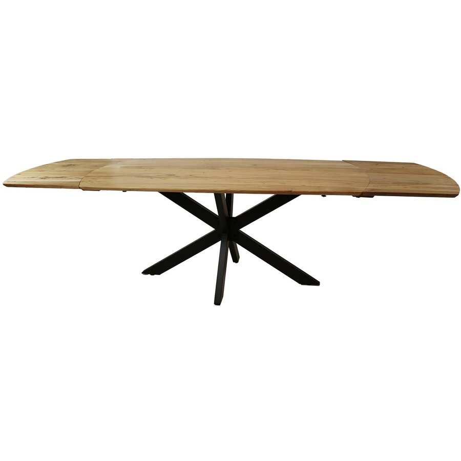 Extend Uitschuifbare Eettafel 175 -275 cm Massief Acacia Extend Uitschuifbare Eettafel 175 -275 cm Massief Acacia