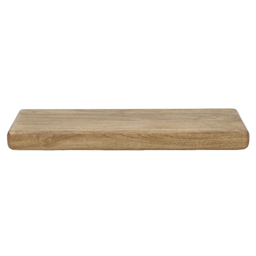Sleek 118 cm Wandplank Massief Mango