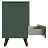 Plain Groen/Walnoot Dressoir 2-Deuren en 3-Lades