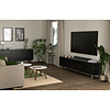 Plain Zwart/Walnoot TV-Meubel 210 cm