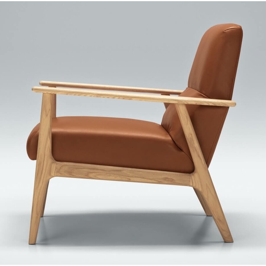 Jack Fauteuil Cognac Leder Tweedekans Jack Fauteuil Cognac Leder Tweedekans