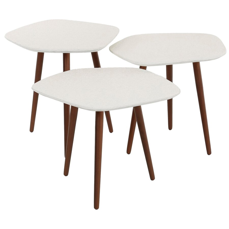Stone Salontafel Set Vijfhoekig Stone Salontafel Set Vijfhoekig