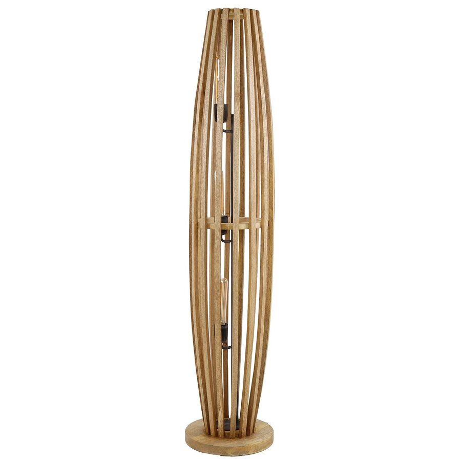 Orbit Vloerlamp Mango Hout 3L Orbit Vloerlamp Mango Hout 3L