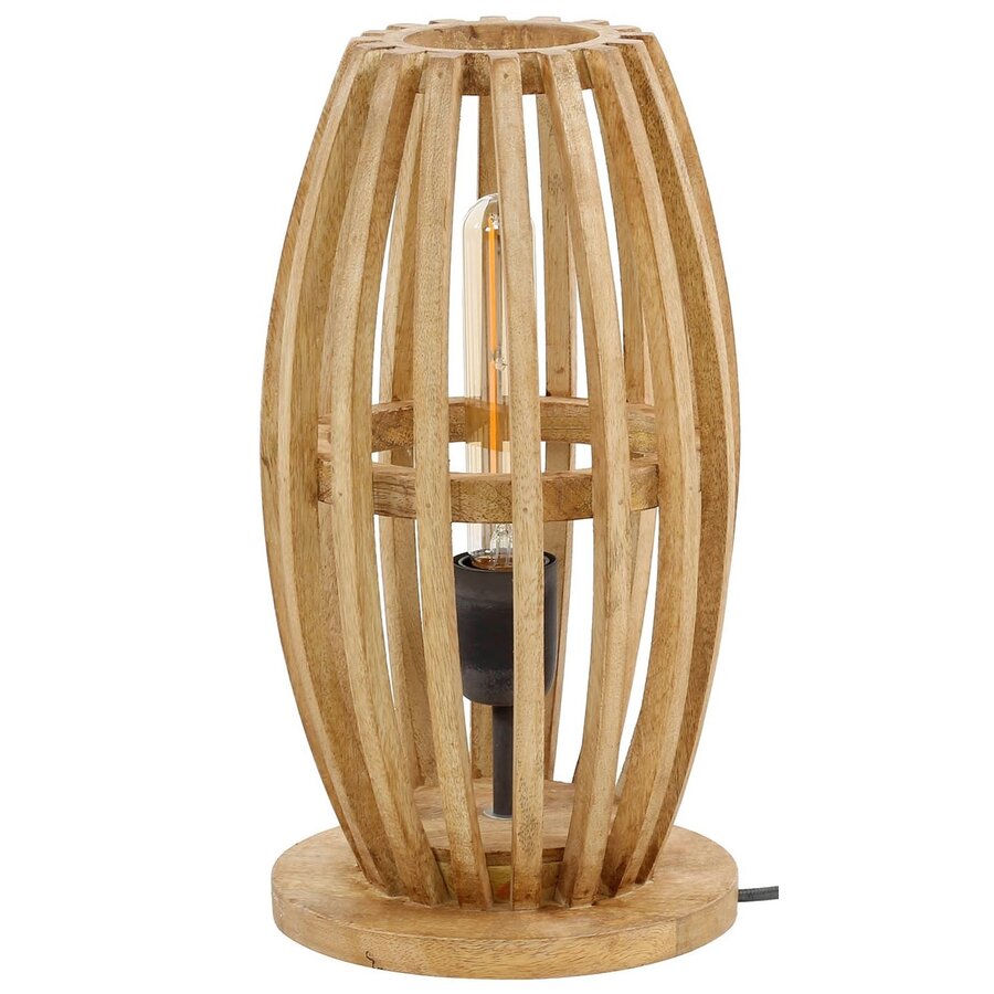 Orbit Tafellamp Mango Hout Orbit Tafellamp Mango Hout