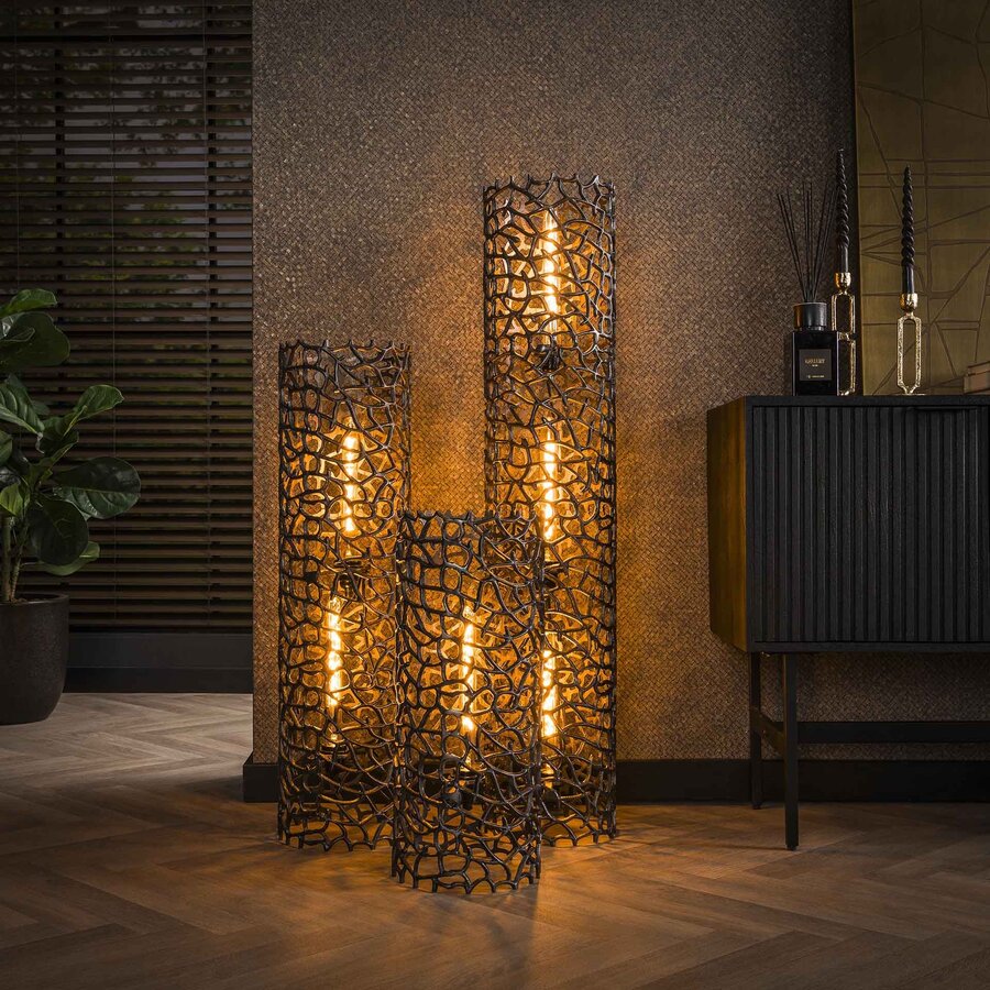 Weaver Zwart Vloerlamp X-Large Weaver Zwart Vloerlamp X-Large
