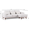 Melva Beige 3-zits Hoekbank Rechts / Links