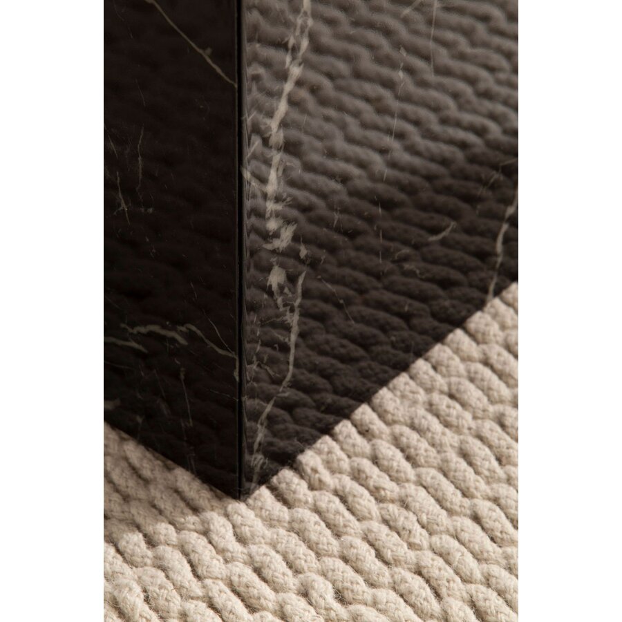 Monobloc HG Zwart Salontafel Set Marmerlook