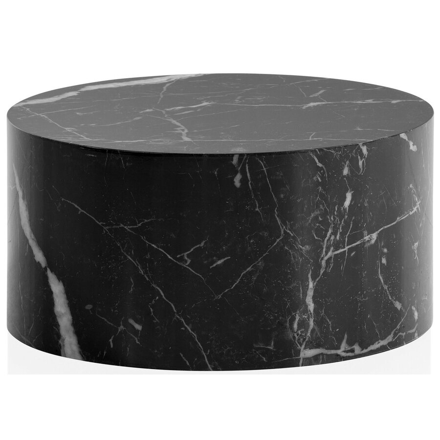 Monobloc HG Zwart Salontafel Marmerlook Rond Monobloc HG Zwart Salontafel Marmerlook Rond