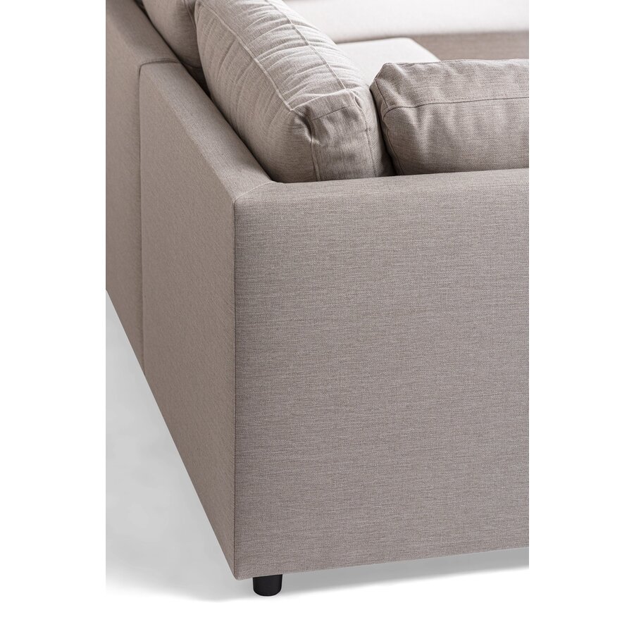 Inari Beige 3-Zits U-Bank Links Inari Beige 3-Zits U-Bank Links