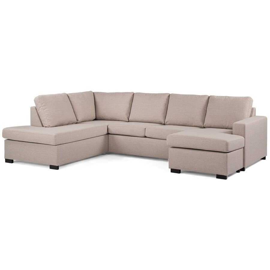 Inari Beige 3-Zits U-Bank Links Inari Beige 3-Zits U-Bank Links