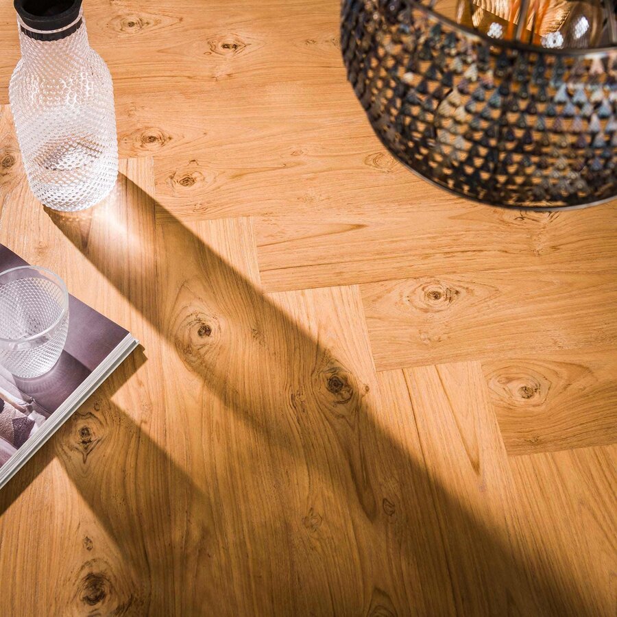 Amazon Organisch Eettafel Teak 215 cm Amazon Organisch Eettafel Teak 215 cm