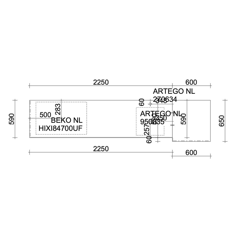 Eco Basilicum L - Keuken Hoogglans Alpine Wit