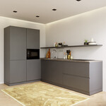 Artego Design Feel Basilicum L - Keuken Grafiet Artego Design Feel Basilicum L - Keuken Grafiet