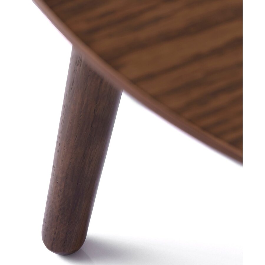 Adda Gerookt Eiken Salontafel Set Rond