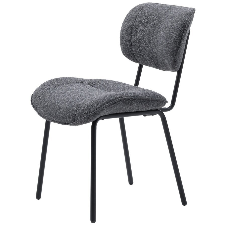 Buffalo Melange Donkergrijs Eetkamerstoel Buffalo Melange Donkergrijs Eetkamerstoel