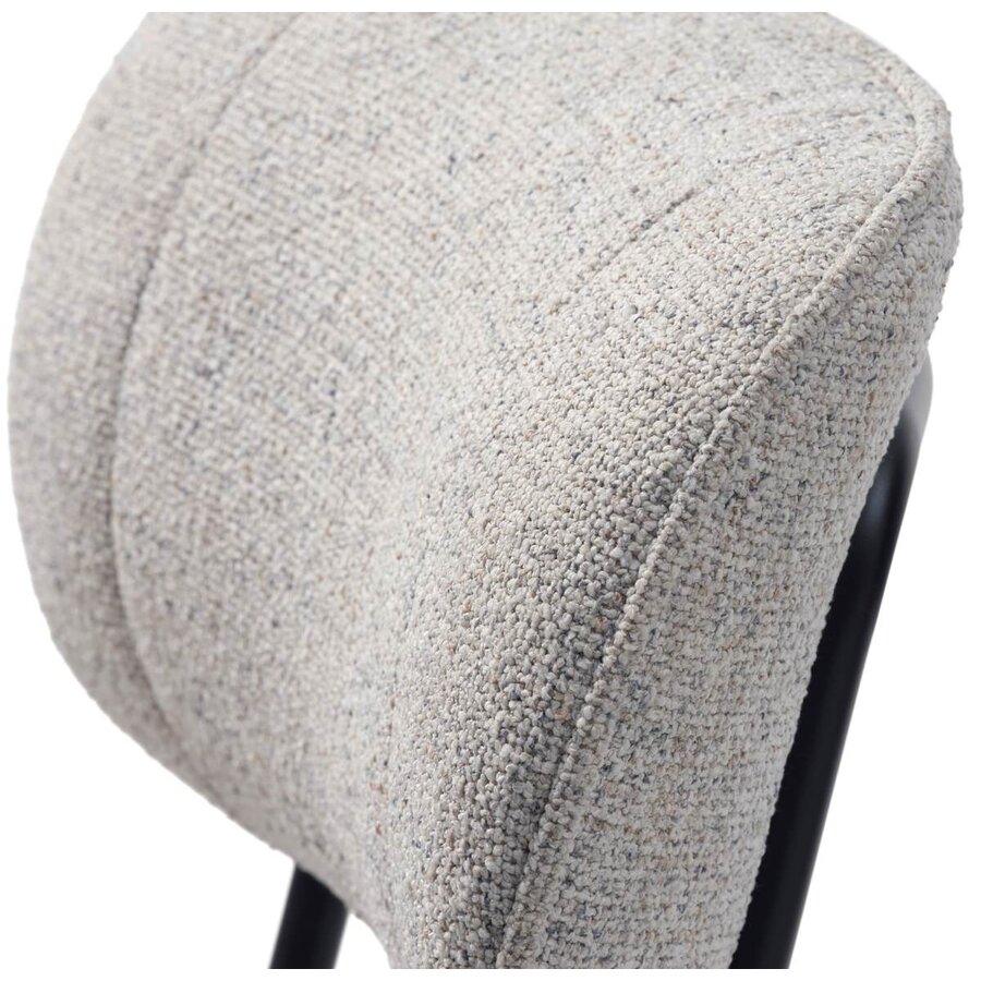 Buffalo Gebroken Wit Bouclé Eetkamerstoel Buffalo Gebroken Wit Bouclé Eetkamerstoel